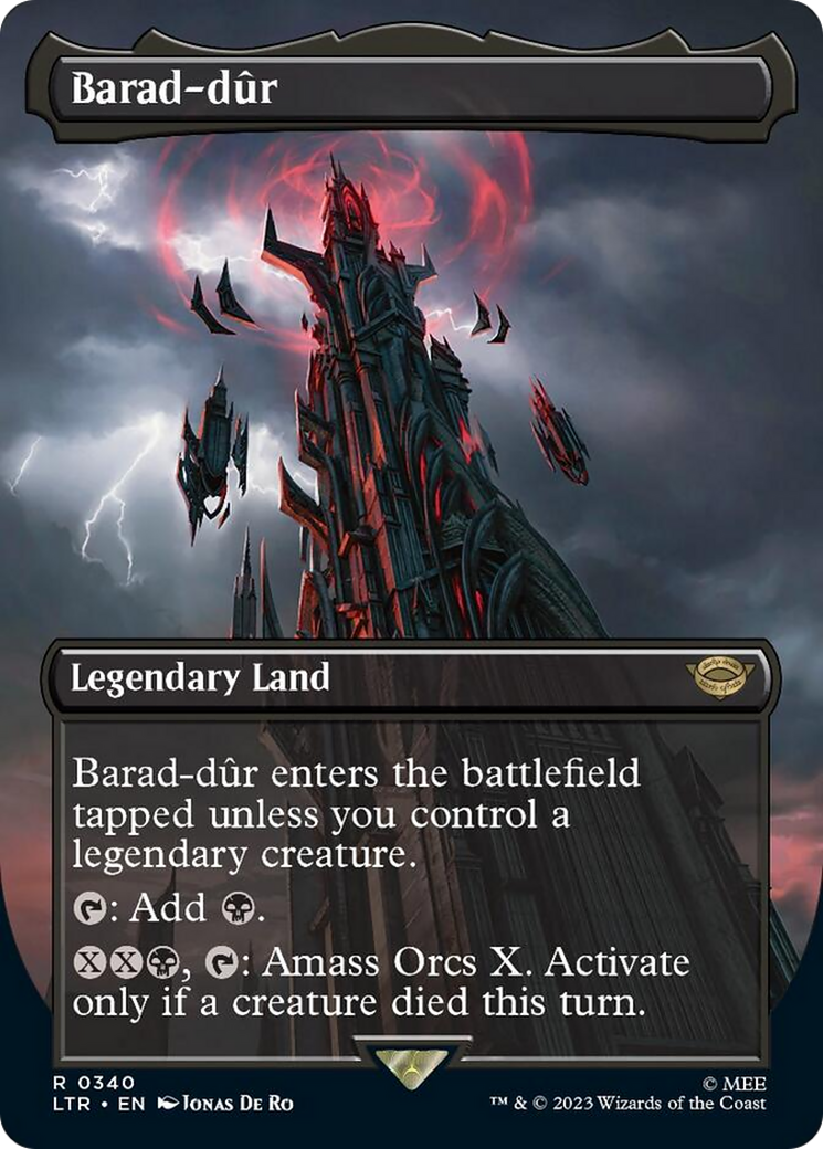 Barad-dur (Borderless Alternate Art) (340) [The Lord of the Rings: Tales of Middle-Earth] | Gear Gaming Fayetteville