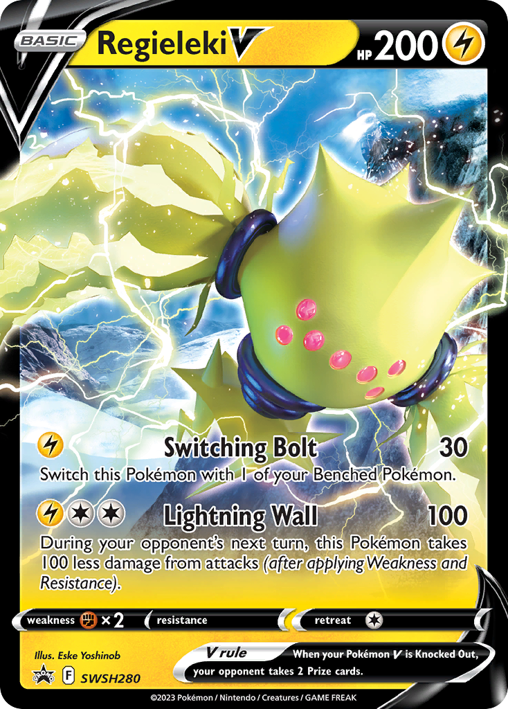 Regieleki V (SWSH280) (Jumbo Card) [Sword & Shield: Black Star Promos] | Gear Gaming Fayetteville