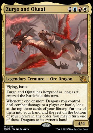 Zurgo and Ojutai (Promo Pack) [March of the Machine Promos] | Gear Gaming Fayetteville