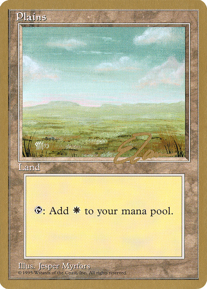 Plains (et364) (Eric Tam) [Pro Tour Collector Set] | Gear Gaming Fayetteville