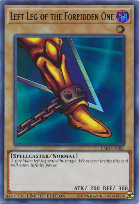 Left Leg of the Forbidden One [LART-EN003] Ultra Rare | Gear Gaming Fayetteville