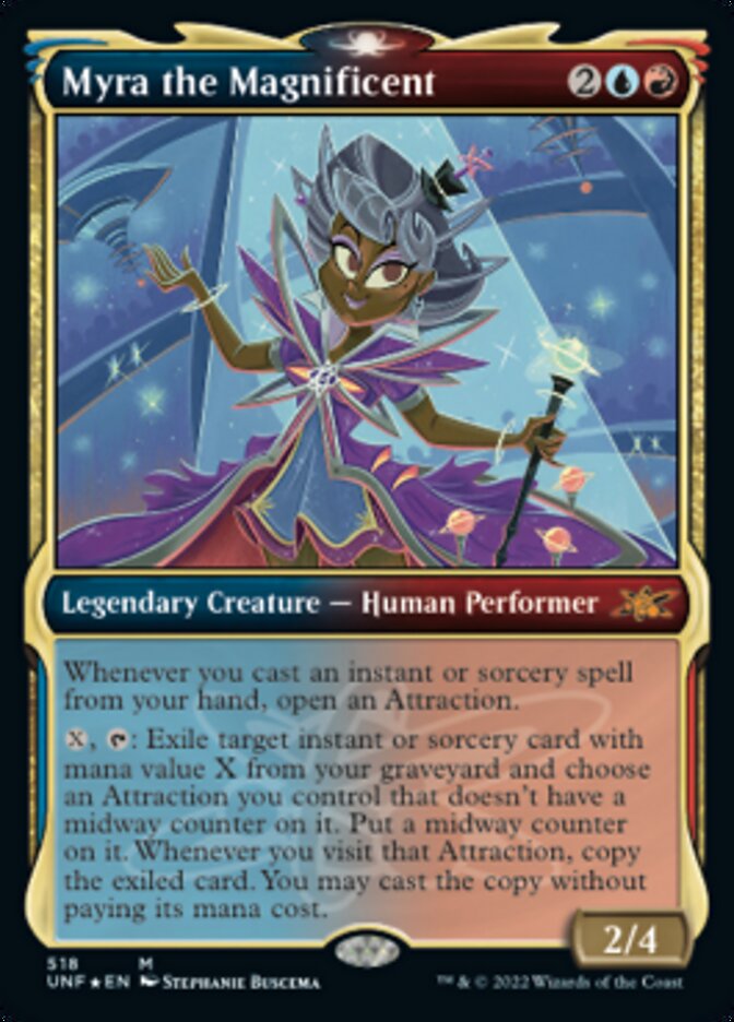 Myra the Magnificent (Showcase) (Galaxy Foil) [Unfinity] | Gear Gaming Fayetteville