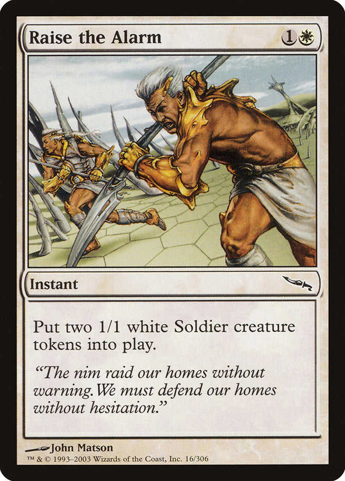Raise the Alarm [Mirrodin] | Gear Gaming Fayetteville