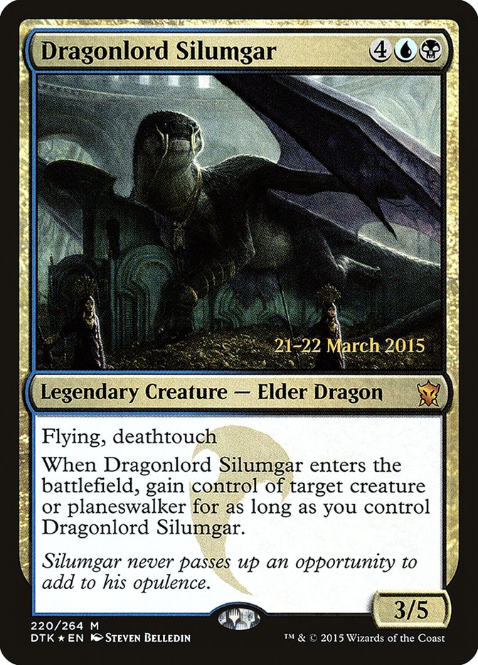 Dragonlord Silumgar [Dragons of Tarkir Prerelease Promos] | Gear Gaming Fayetteville