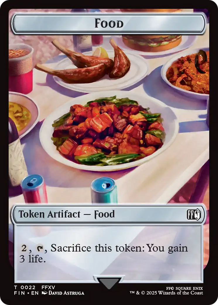 Hero (0002) // Food Double-Sided Token [FINAL FANTASY Tokens] | Gear Gaming Fayetteville