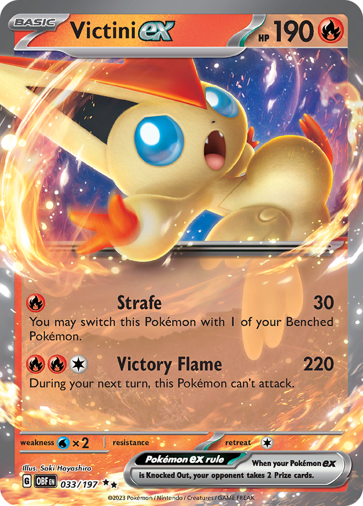 Victini ex (033/197) [Scarlet & Violet: Obsidian Flames] | Gear Gaming Fayetteville