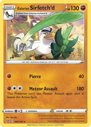 Galarian Sirfetch'd (095/192) (Theme Deck Exclusive) [Sword & Shield: Rebel Clash] | Gear Gaming Fayetteville