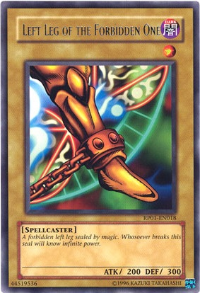 Left Leg of the Forbidden One [RP01-EN018] Rare | Gear Gaming Fayetteville