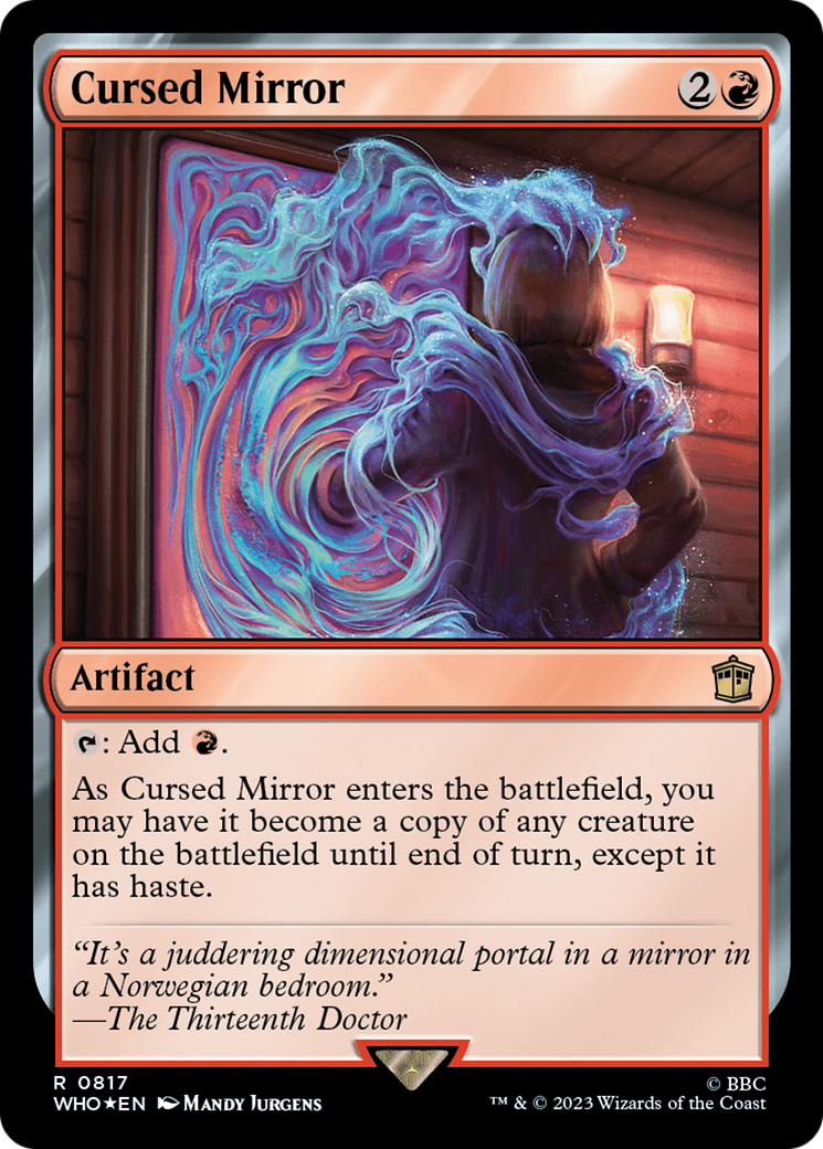 Cursed Mirror (Surge Foil) [Doctor Who] | Gear Gaming Fayetteville