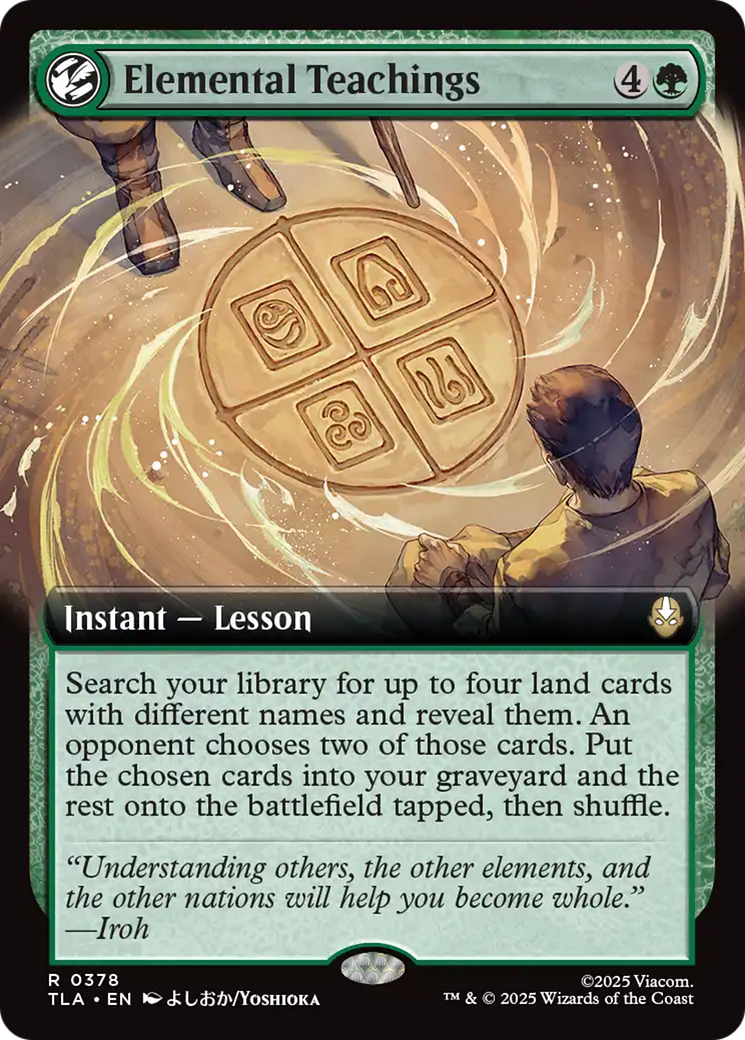 Elemental Teachings (Extended Art) [Avatar: The Last Airbender] | Gear Gaming Fayetteville