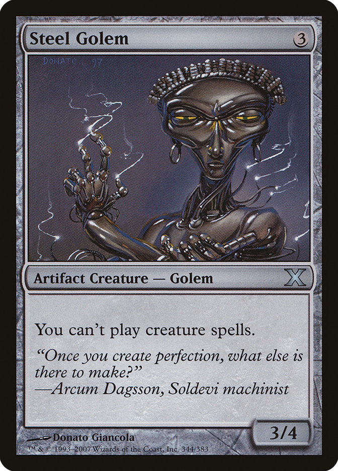 Steel Golem [Tenth Edition] | Gear Gaming Fayetteville