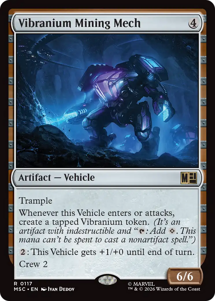 Vibranium Mining Mech (Surge Foil) [Marvel Super Heroes Commander] | Gear Gaming Fayetteville