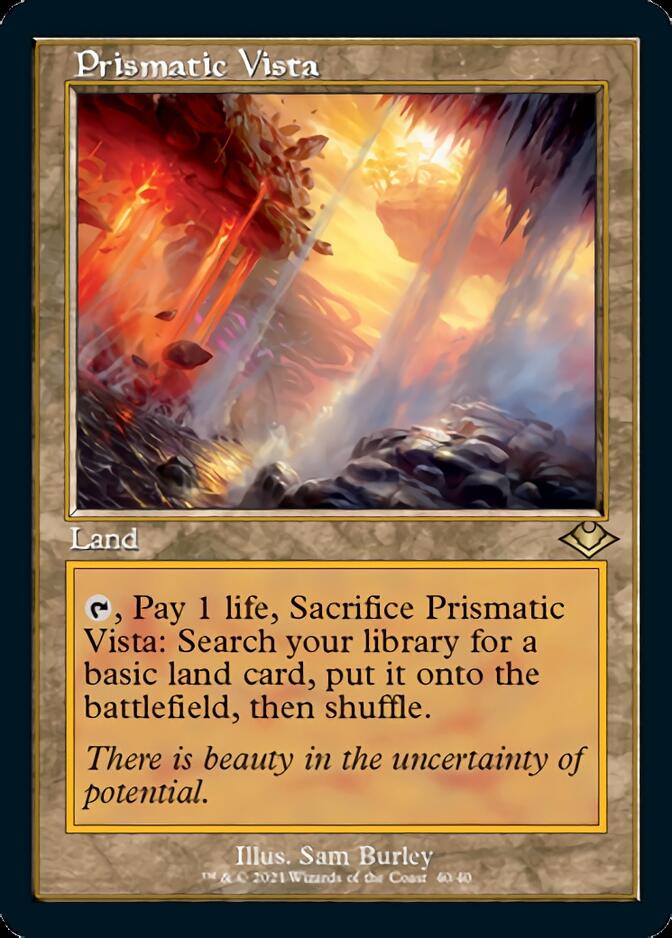 Prismatic Vista (Retro Foil Etched) [Modern Horizons] | Gear Gaming Fayetteville