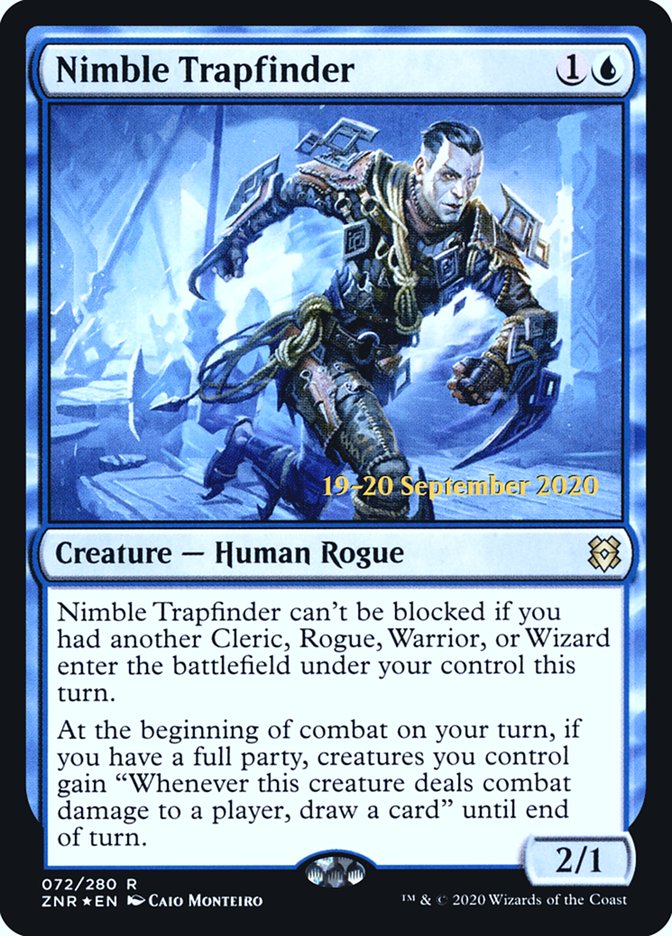 Nimble Trapfinder [Zendikar Rising Prerelease Promos] | Gear Gaming Fayetteville