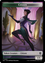 Soldier // Citizen Double-Sided Token [Bloomburrow Commander Tokens] | Gear Gaming Fayetteville