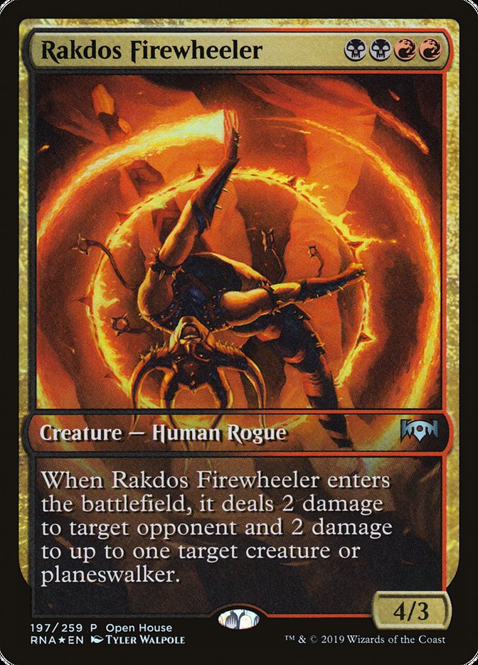 Rakdos Firewheeler (Open House) (Extended Art) [Ravnica Allegiance Promos] | Gear Gaming Fayetteville