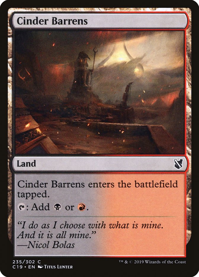 Cinder Barrens [Commander 2019] | Gear Gaming Fayetteville