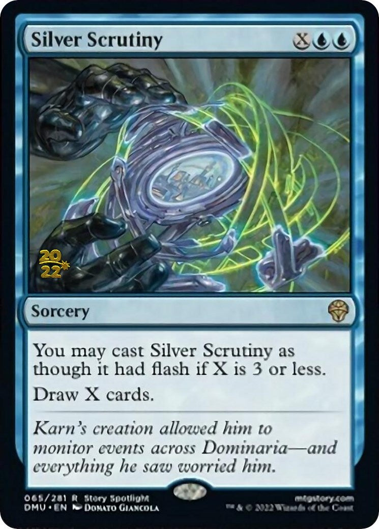Silver Scrutiny [Dominaria United Prerelease Promos] | Gear Gaming Fayetteville