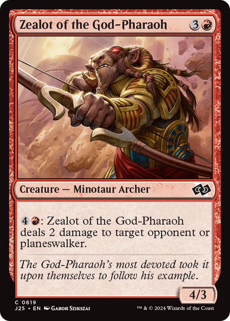 Zealot of the God-Pharaoh [Foundations Jumpstart] | Gear Gaming Fayetteville