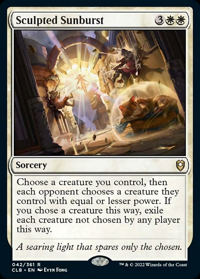 Sculpted Sunburst [Commander Legends: Battle for Baldur's Gate] | Gear Gaming Fayetteville