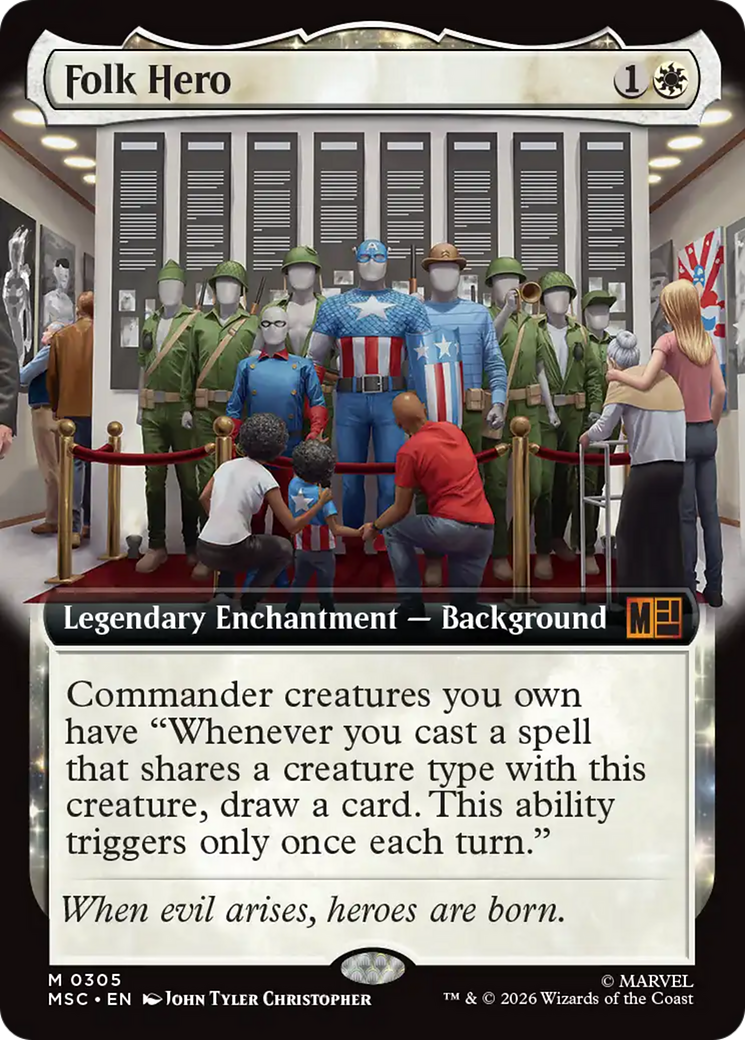 Folk Hero (Extended Art) [Marvel Super Heroes Commander] | Gear Gaming Fayetteville