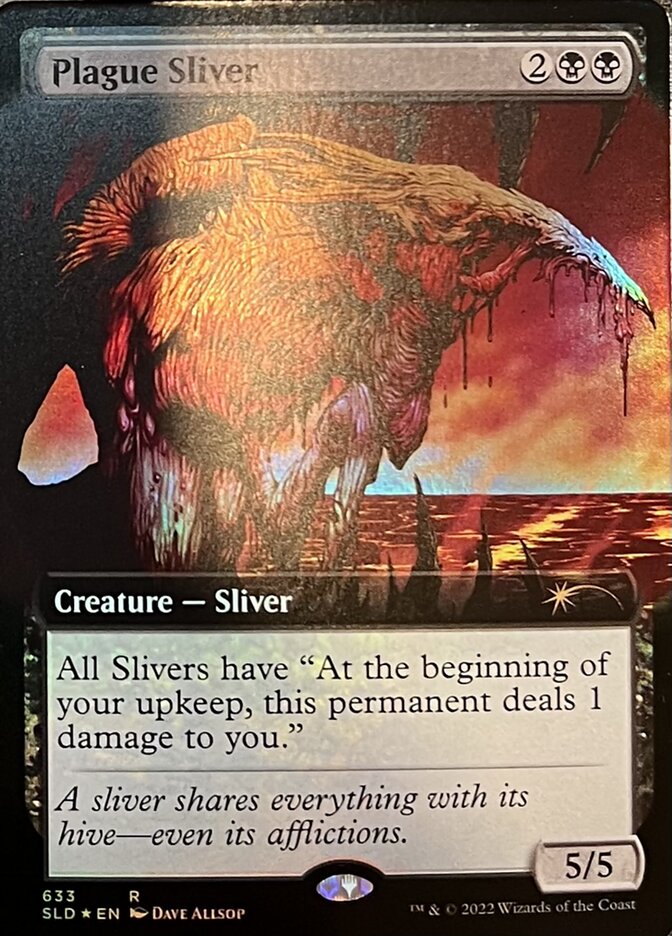 Plague Sliver (Extended Art) [Secret Lair Drop Promos] | Gear Gaming Fayetteville