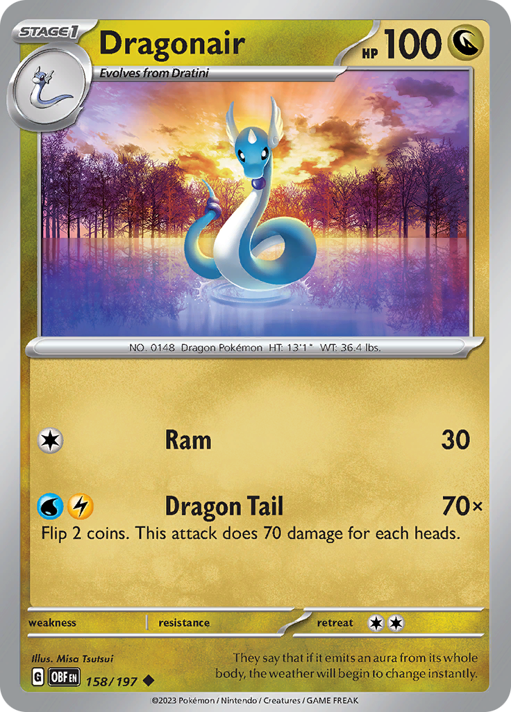 Dragonair (158/197) [Scarlet & Violet: Obsidian Flames] | Gear Gaming Fayetteville