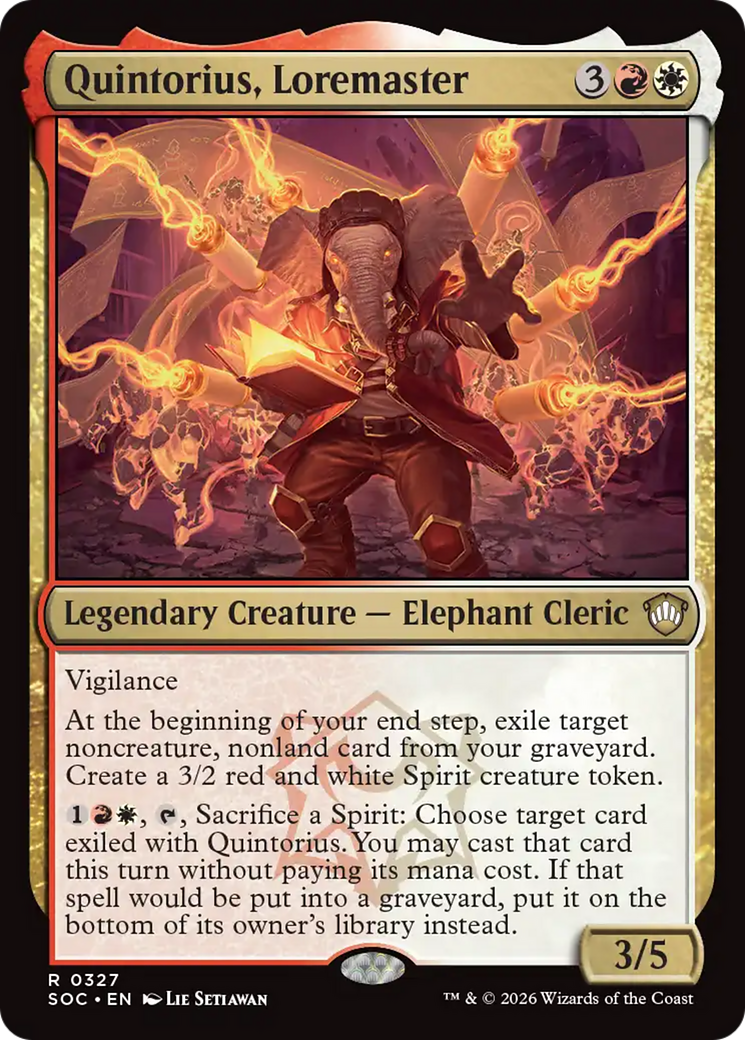 Quintorius, Loremaster [Secrets of Strixhaven Commander] | Gear Gaming Fayetteville