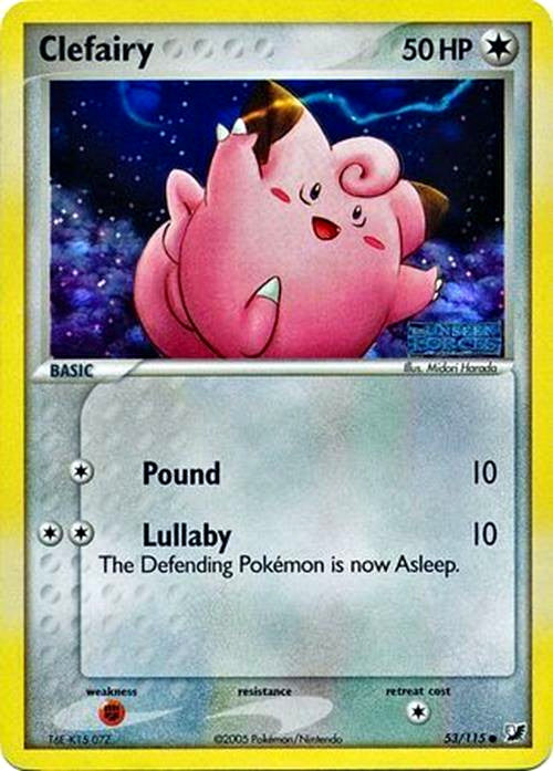 Clefairy (53/115) (Stamped) [EX: Unseen Forces] | Gear Gaming Fayetteville