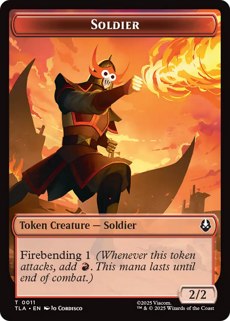 Ally (0006) // Soldier (0002) Double-Sided Token [Avatar: The Last Airbender Tokens] | Gear Gaming Fayetteville