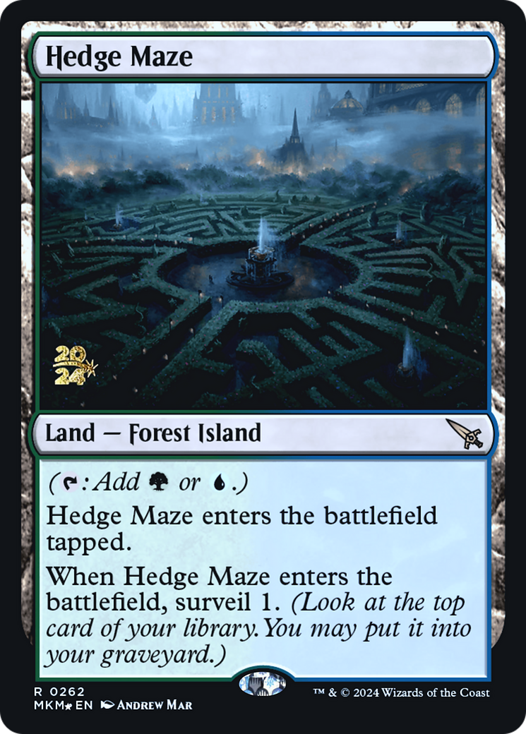 Hedge Maze [Murders at Karlov Manor Prerelease Promos] | Gear Gaming Fayetteville