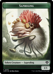 Saproling // Satyr Double-Sided Token [Commander Masters Tokens] | Gear Gaming Fayetteville