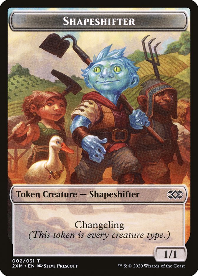 Myr (007) // Shapeshifter Double-Sided Token [Double Masters Tokens] | Gear Gaming Fayetteville