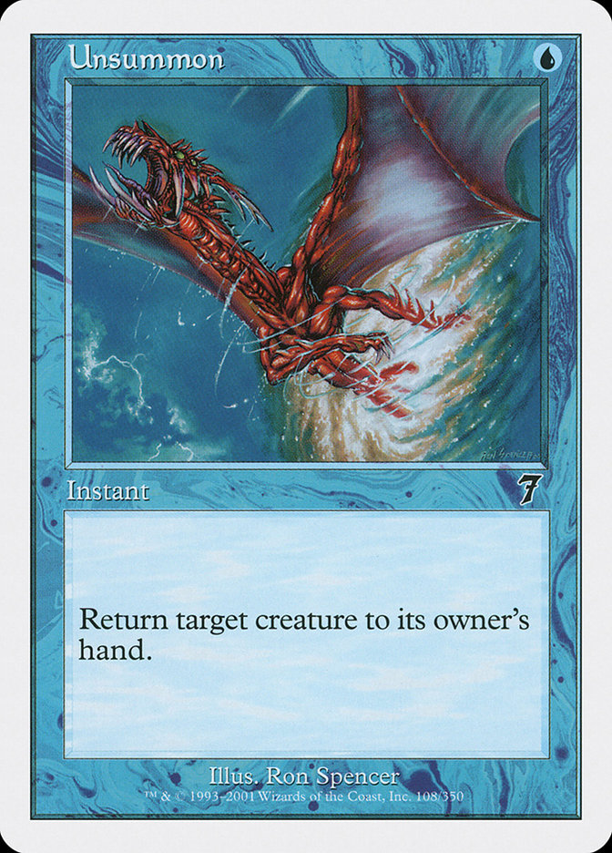 Unsummon [Seventh Edition] | Gear Gaming Fayetteville