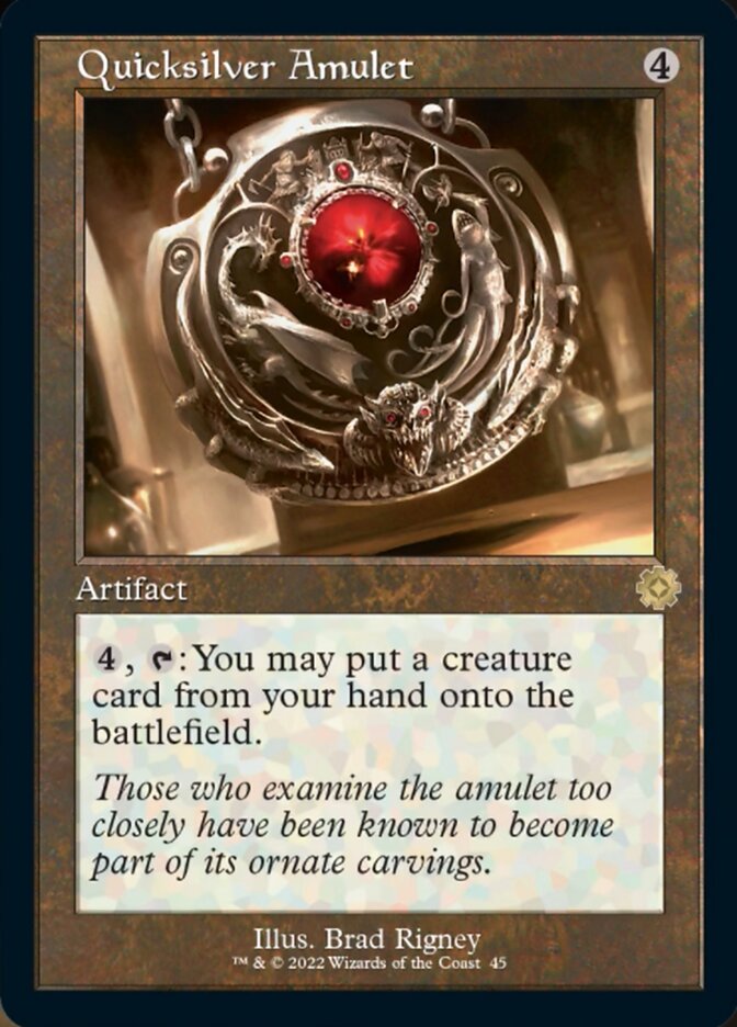 Quicksilver Amulet (Retro) [The Brothers' War Retro Artifacts] | Gear Gaming Fayetteville