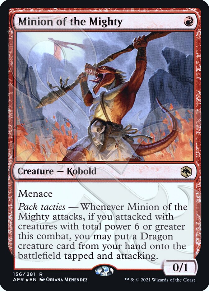 Minion of the Mighty (Ampersand Promo) [Dungeons & Dragons: Adventures in the Forgotten Realms Promos] | Gear Gaming Fayetteville