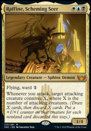 Raffine, Scheming Seer (Promo Pack) [Streets of New Capenna Promos] | Gear Gaming Fayetteville