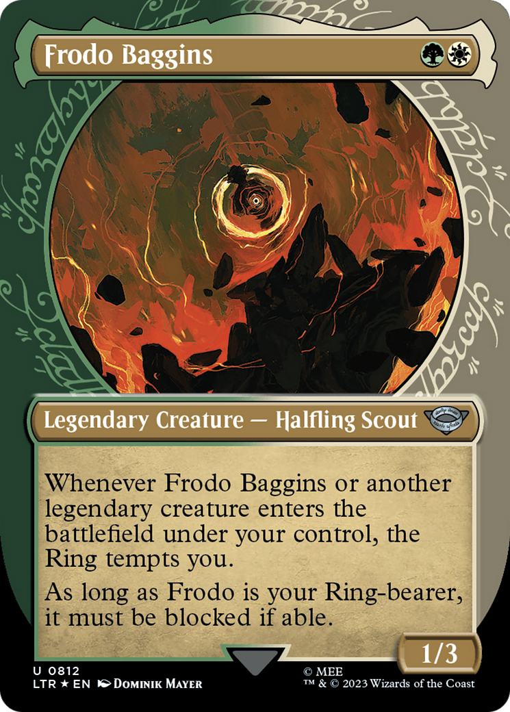 Frodo Baggins (Showcase) (Surge Foil) [The Lord of the Rings: Tales of Middle-Earth] | Gear Gaming Fayetteville