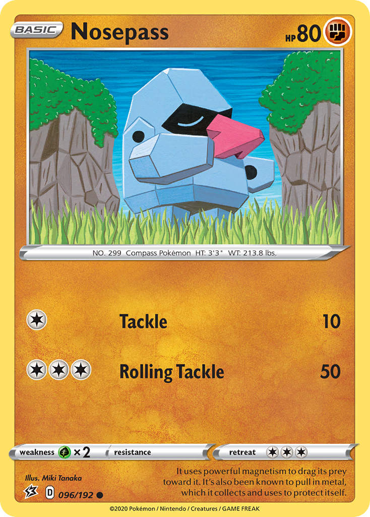 Nosepass (096/192) [Sword & Shield: Rebel Clash] | Gear Gaming Fayetteville