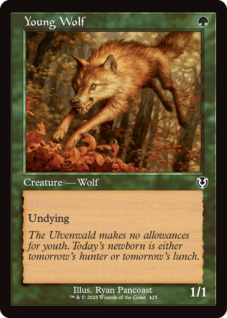 Young Wolf (Retro Frame) [Innistrad Remastered] | Gear Gaming Fayetteville