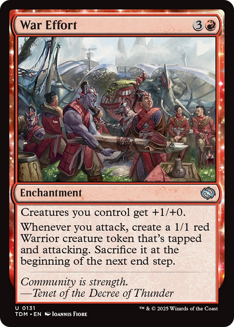 War Effort [Tarkir: Dragonstorm] | Gear Gaming Fayetteville
