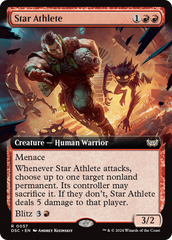 Star Athlete (Extended Art) [Duskmourn: House of Horror Commander] | Gear Gaming Fayetteville