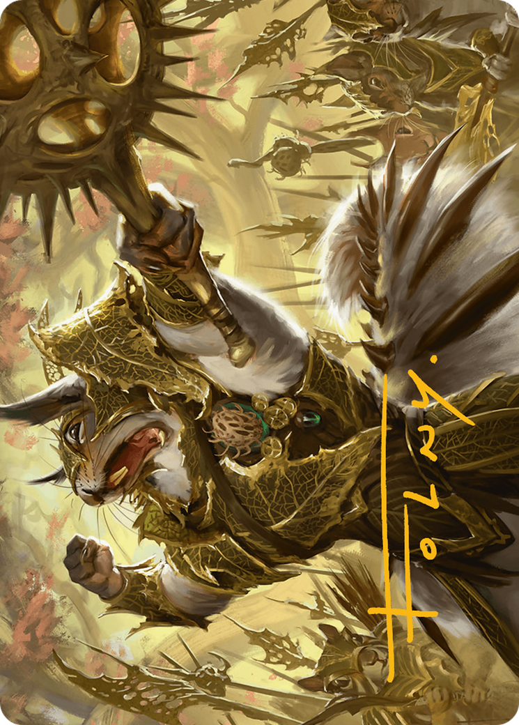 Honored Dreyleader Art Card (Gold-Stamped Signature) [Bloomburrow Art Series] | Gear Gaming Fayetteville