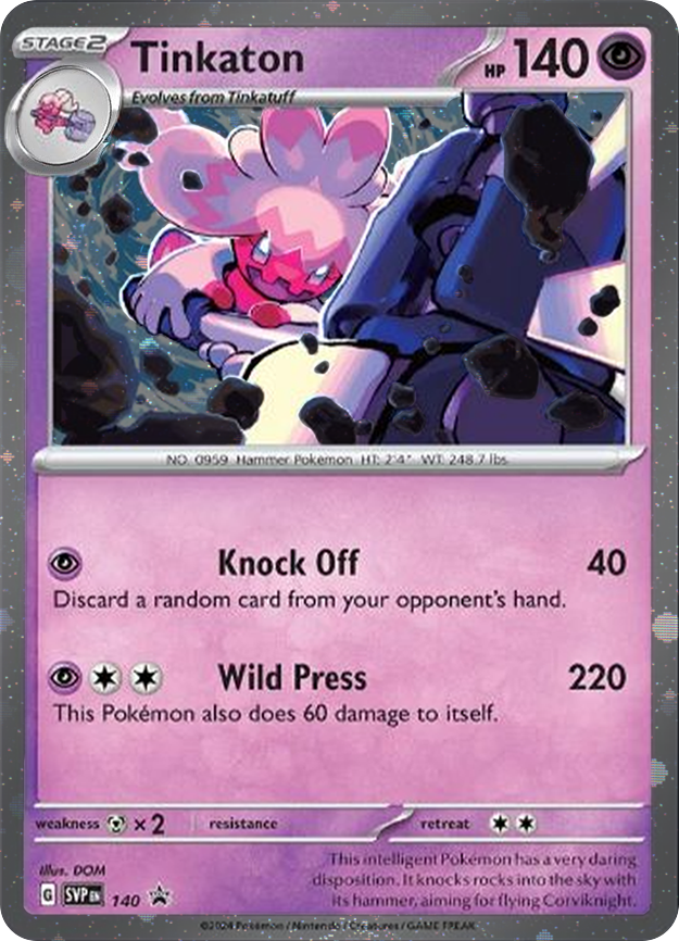 Tinkaton (SVP140) (Cosmos Holo) [SV: Scarlet & Violet Promo Cards] | Gear Gaming Fayetteville