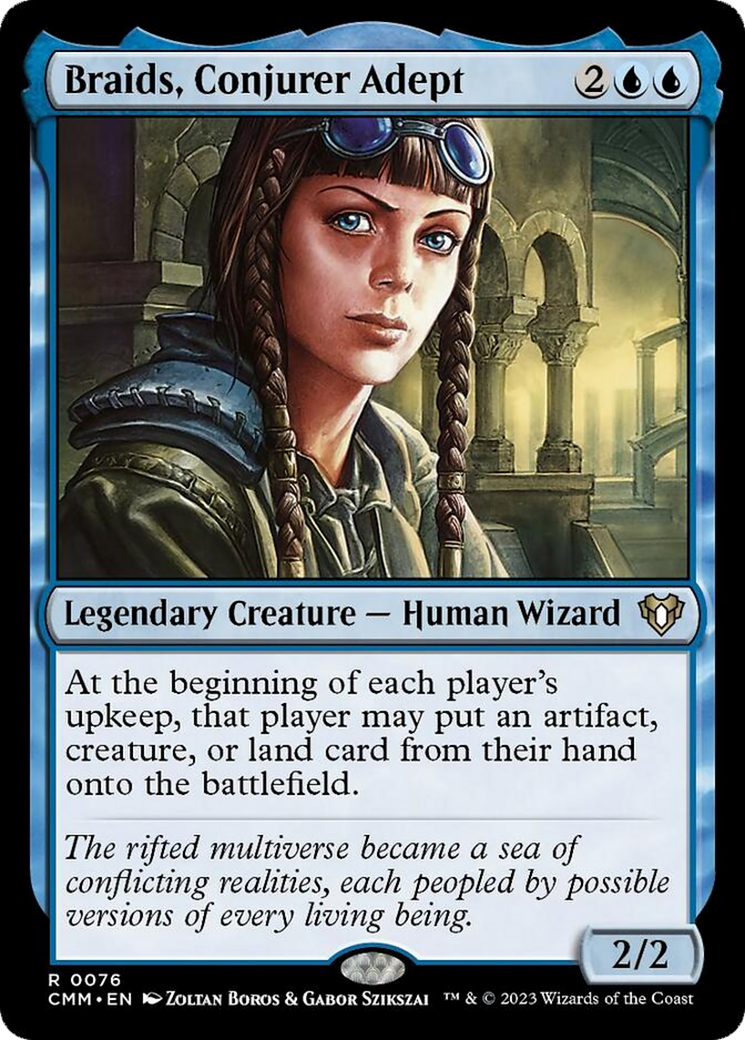 Braids, Conjurer Adept [Commander Masters] | Gear Gaming Fayetteville