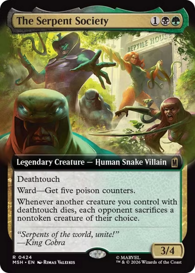 The Serpent Society (Extended Art) [Marvel Super Heroes] | Gear Gaming Fayetteville