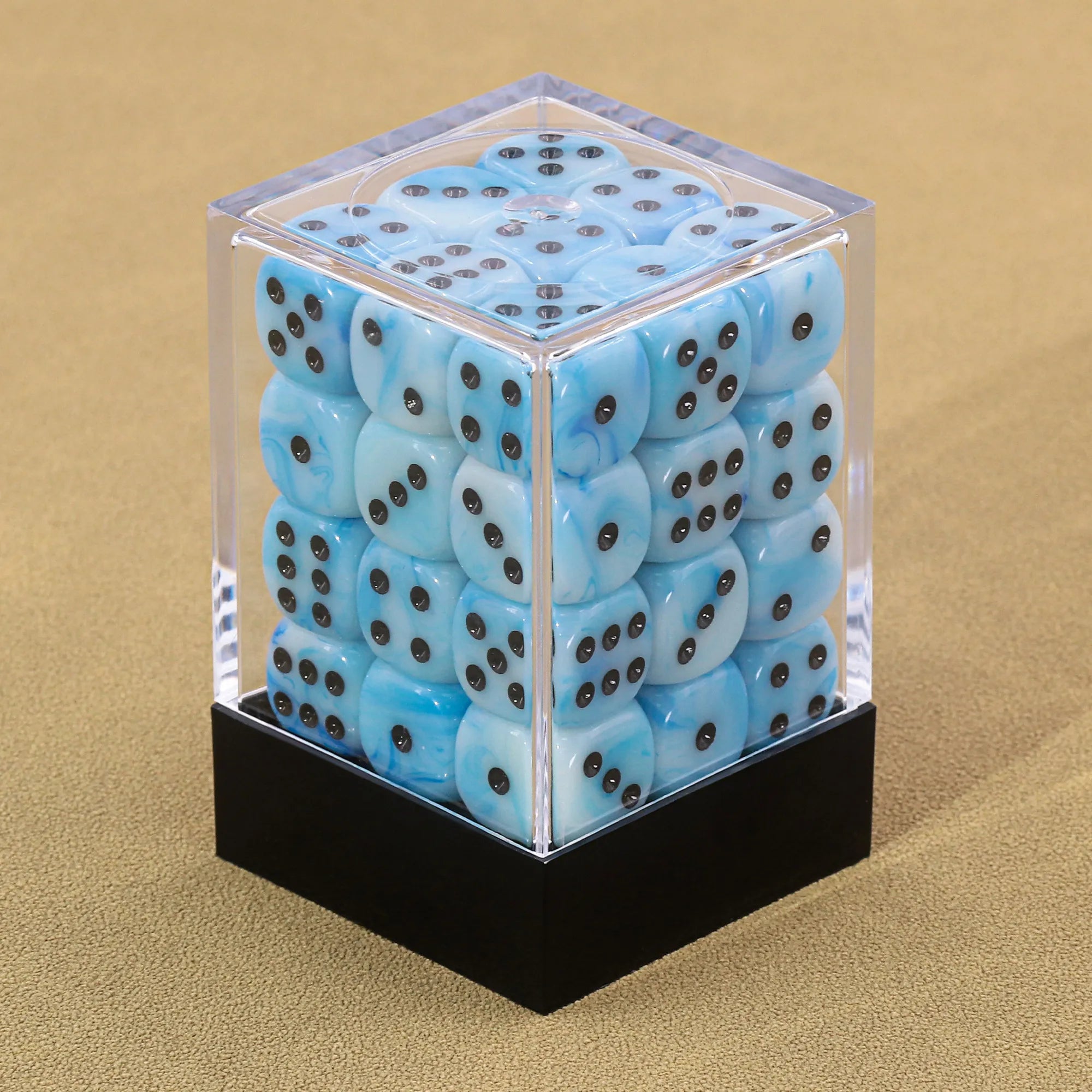 (Blue Silk) 12mm D6 block of 36 dice | Gear Gaming Fayetteville