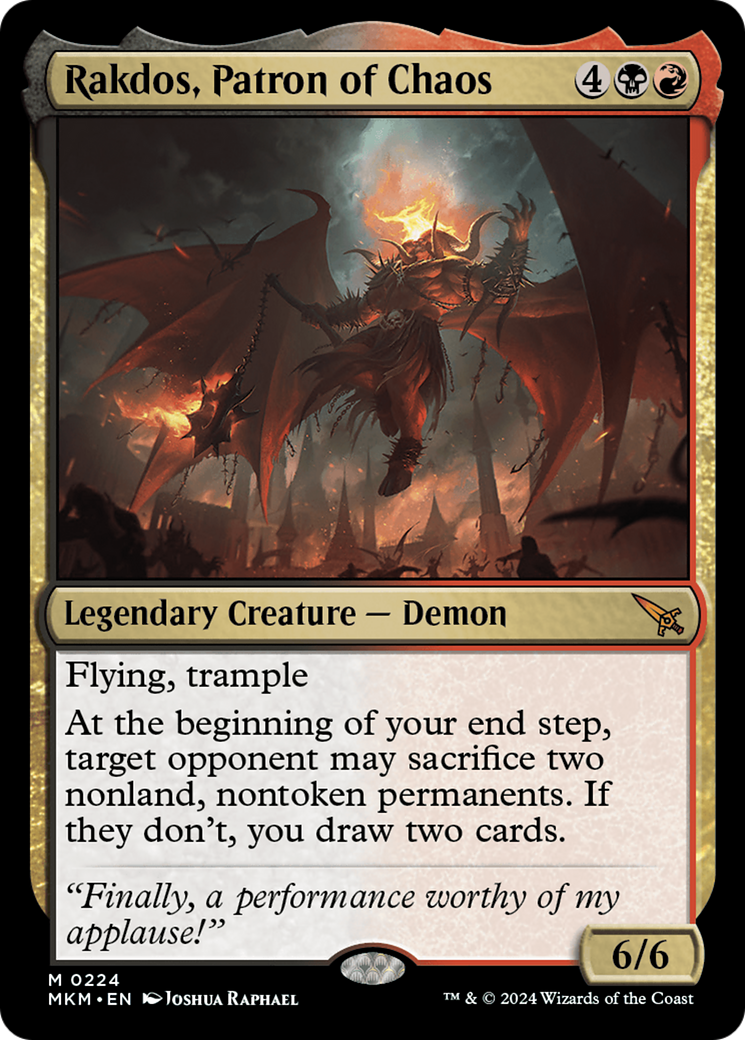 Rakdos, Patron of Chaos [Murders at Karlov Manor] | Gear Gaming Fayetteville