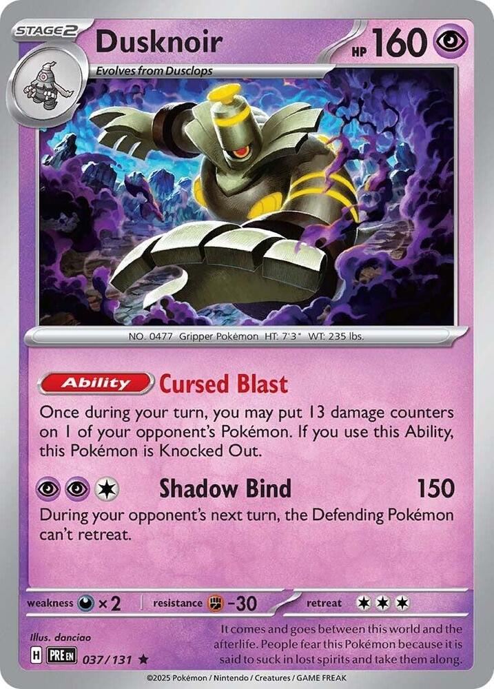 Dusknoir (037/131) [Scarlet & Violet: Prismatic Evolutions] | Gear Gaming Fayetteville