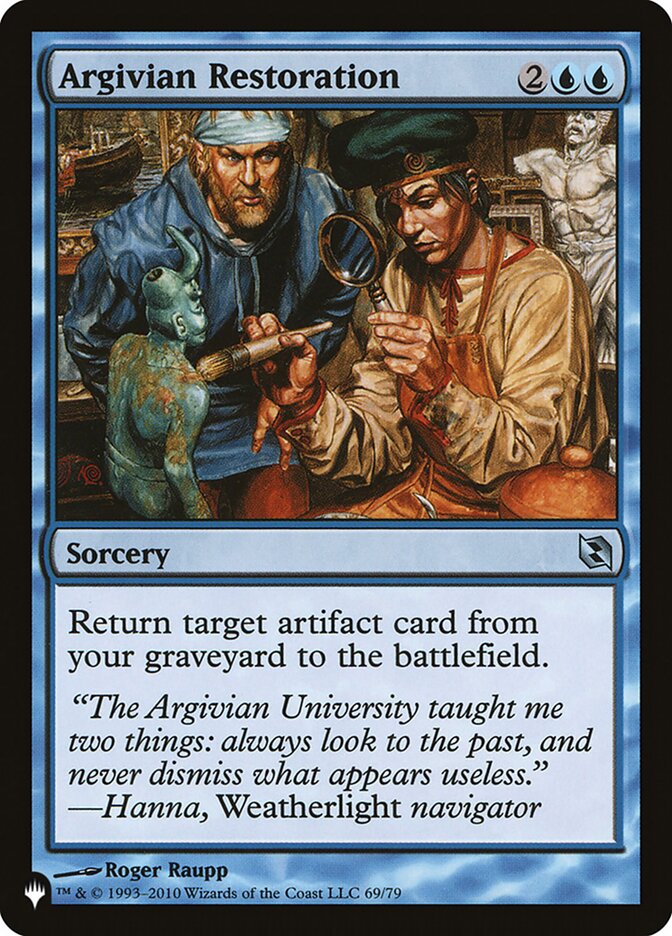 Argivian Restoration [The List] | Gear Gaming Fayetteville